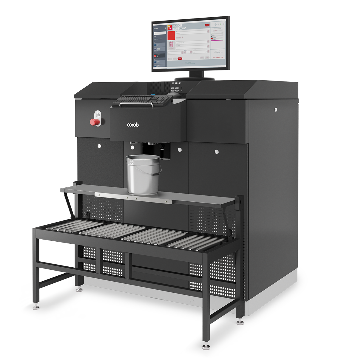 D600 Automatic paint dispenser US conveyor -2