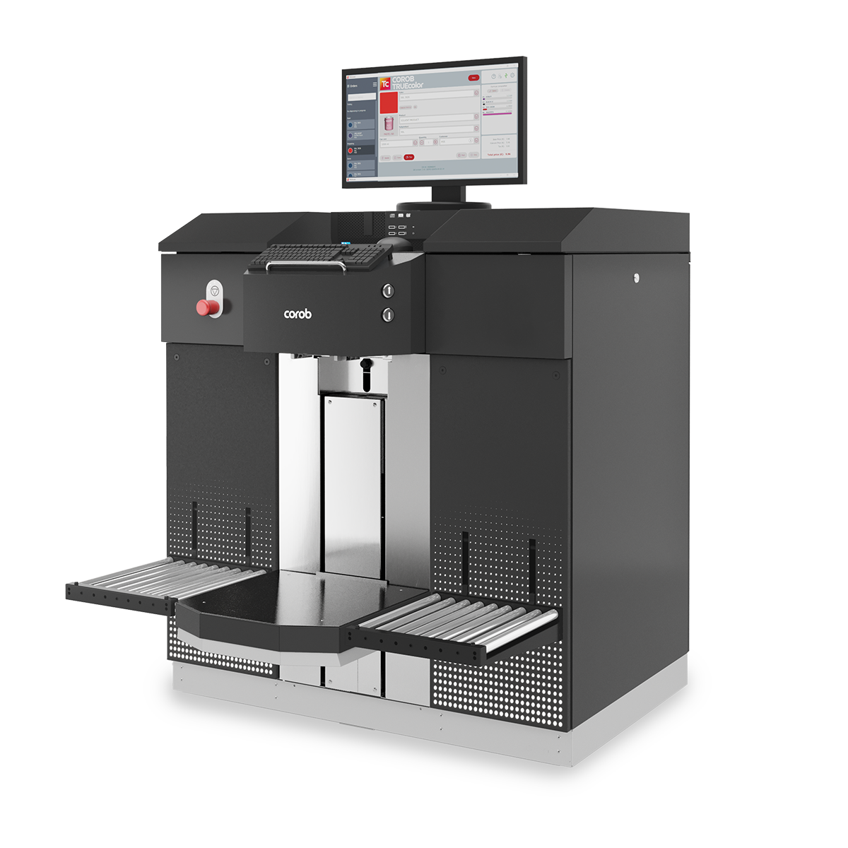 D600 Automatic paint dispenser with conveyor -3