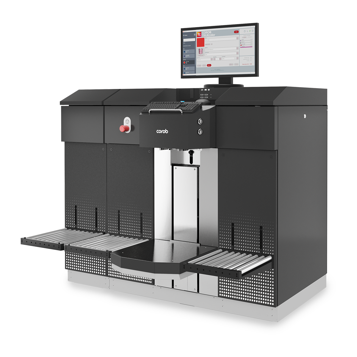 D600 Automatic paint dispenser with conveyor -4