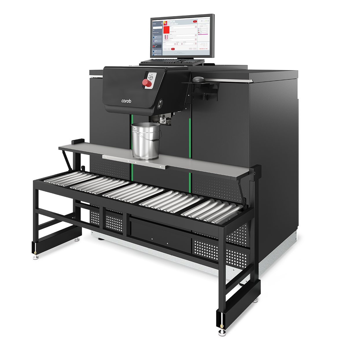 EVOPWR Automatic paint USA roll conveyour