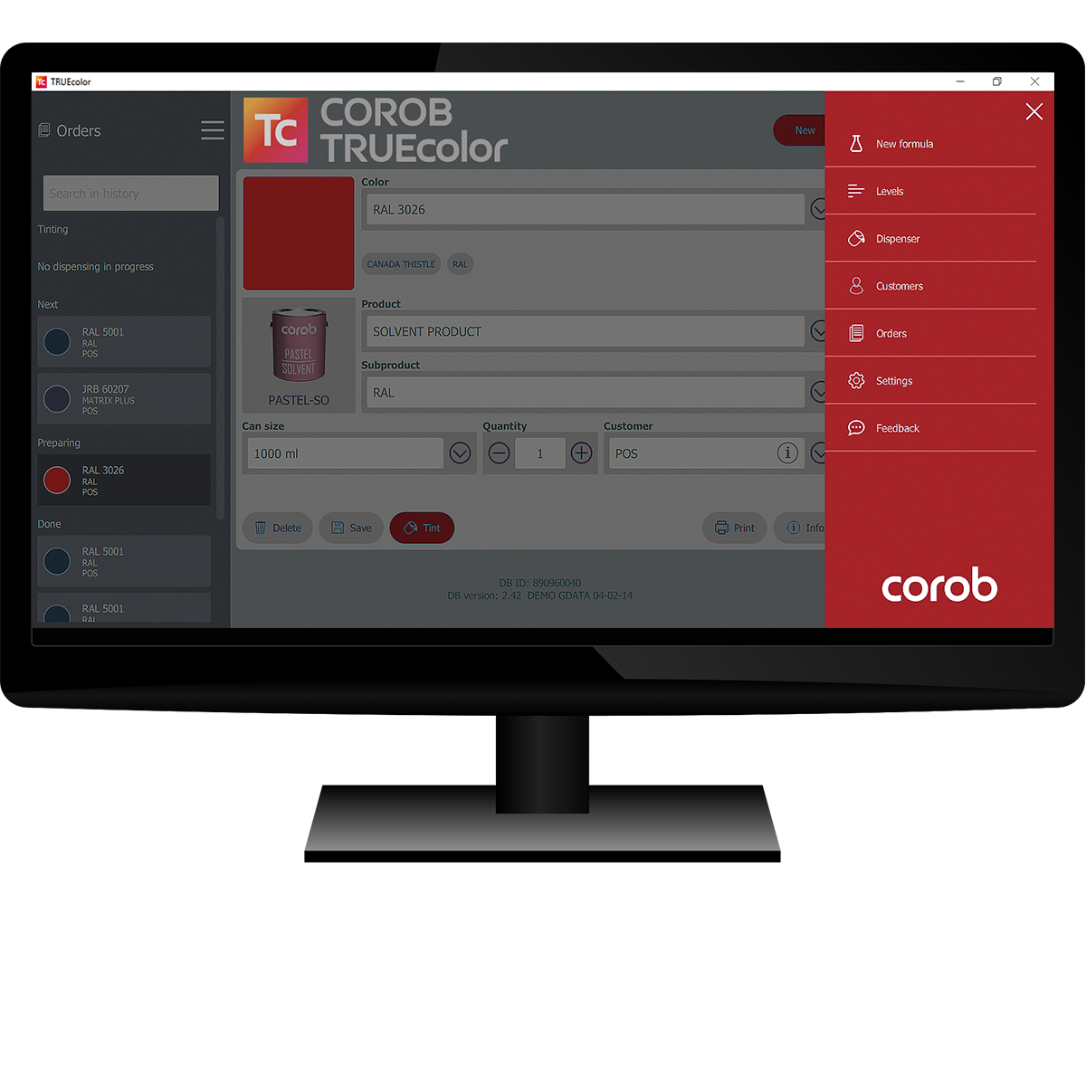 TRUEcolor tinting software -2